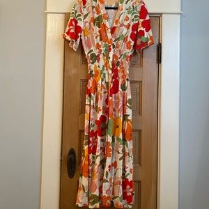 Zara floral dress
